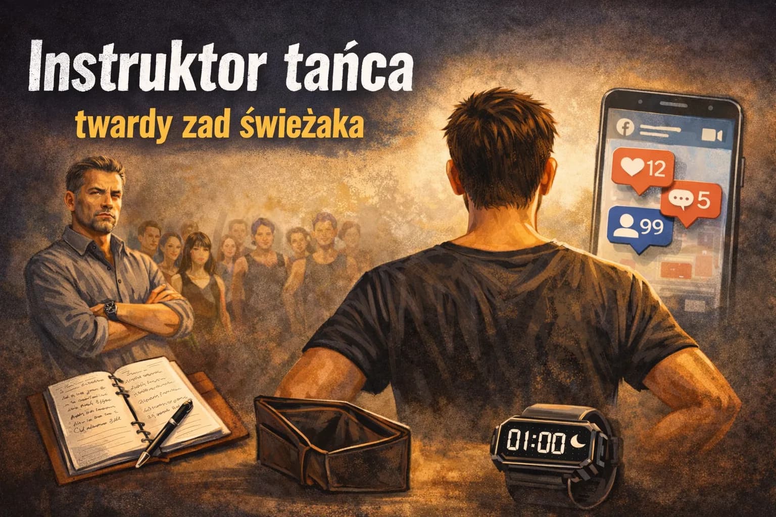 Instruktor tańca - twardy zad świeżaka